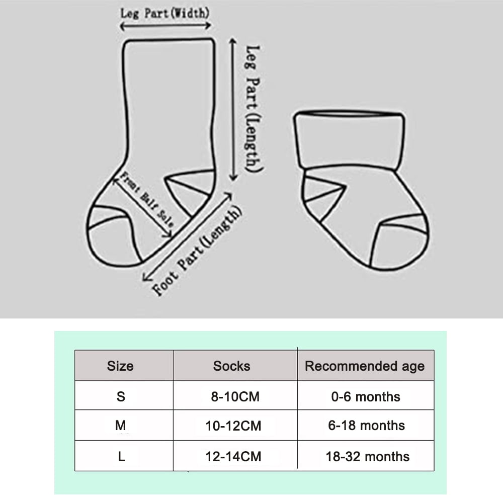 Baby Socks 6-18 Months 5 Pack Various Colours Baby Socks 6-18 Months 5 Pack Various Colours